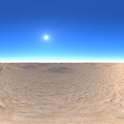 Desert clear sky
