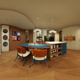 Mid Century Modern Living Space
