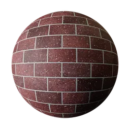 High-quality PBR material for 3D rendering, featuring glossy red terrazzo texture suitable for Blender and other 3D applications.