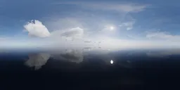 Cloudy Hazy Realistic Sky Day