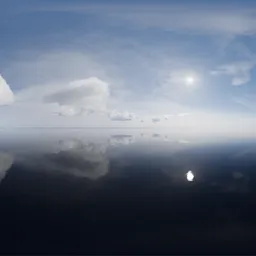 Cloudy Hazy Realistic Sky Day