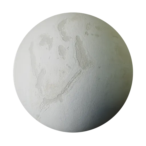 Damp white painted walls