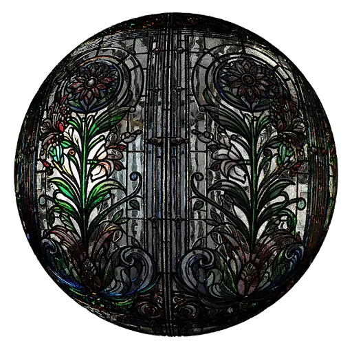 Stained Glass Floral
