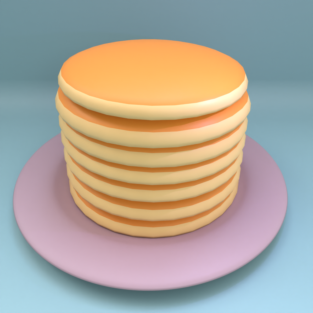 pancake-stack-sweets-desserts-models-blendkit