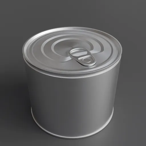 Round tin can