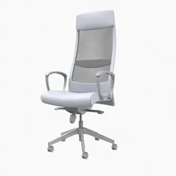 Ikea Markus Chair White Fabric