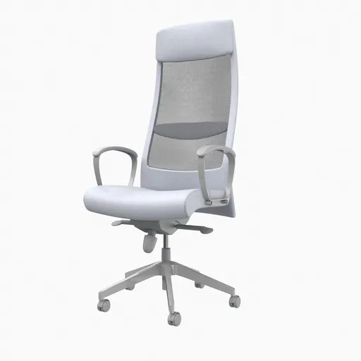 Ikea Markus Chair White Fabric