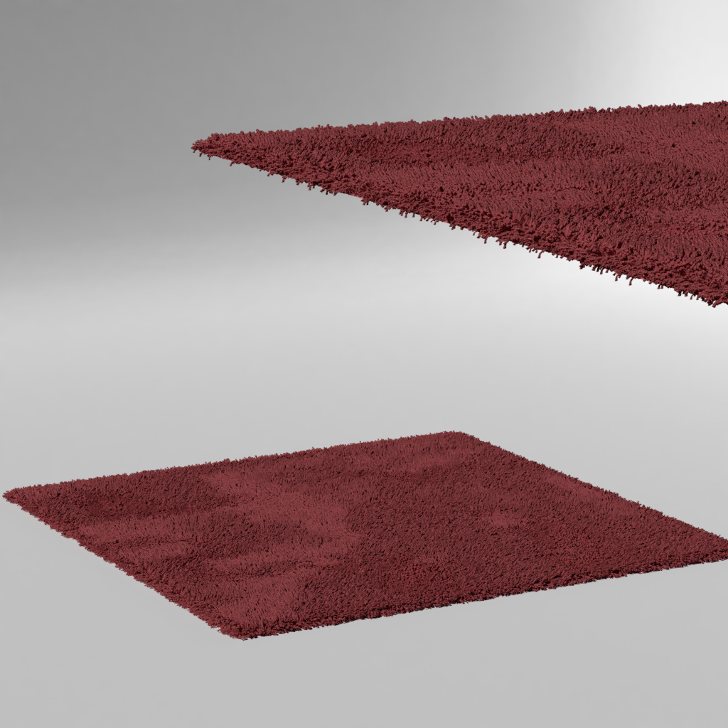 Carpet square FREE 3D Carpet models BlenderKit