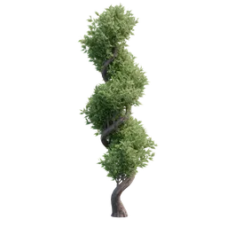 High-quality realistic 3D tree model for Blender, ideal for outdoor and park rendering projects.