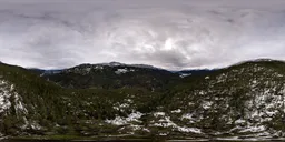 Mountain Landscape Overcast Day