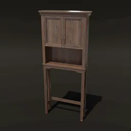 High Toilet Storage Cabinet