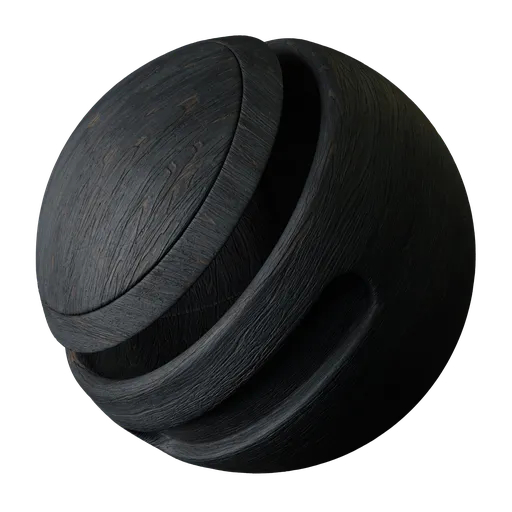 Burned wood