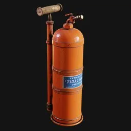 Antique Pump-Style Fire Extinguisher