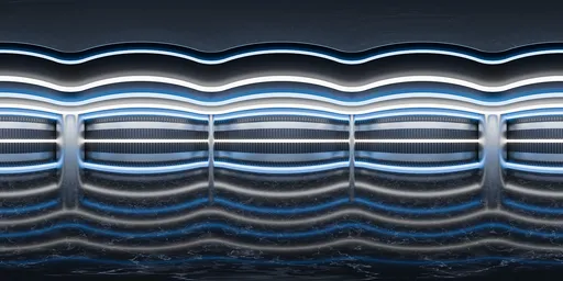 Abstract Blue Line - HDRi