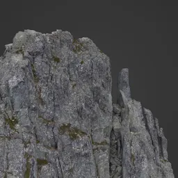 Rugged Rock Mountain Photoscan