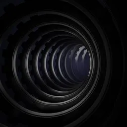 Futuristic Tunnel Loop Background