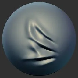 ER_Fabric Brush Wavy Gather Fold