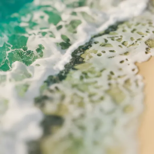 Ocean Beach Waves White Water Foam