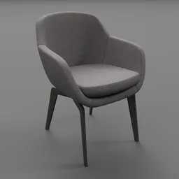 Minotti Belt dining chair