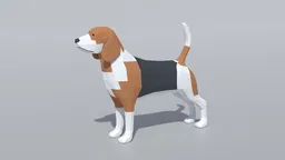 Low Poly Beagle
