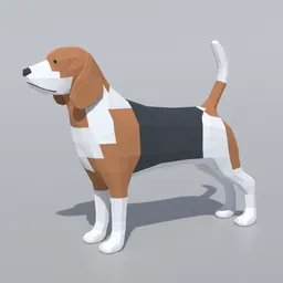 Low Poly Beagle