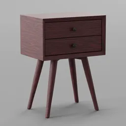 Flynn Small Nightstand Chestnut