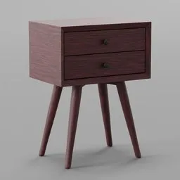 Flynn Small Nightstand Chestnut