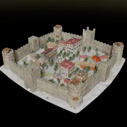 Walled Mediaval Village