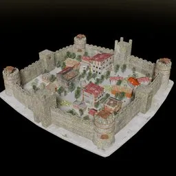 Walled Mediaval Village