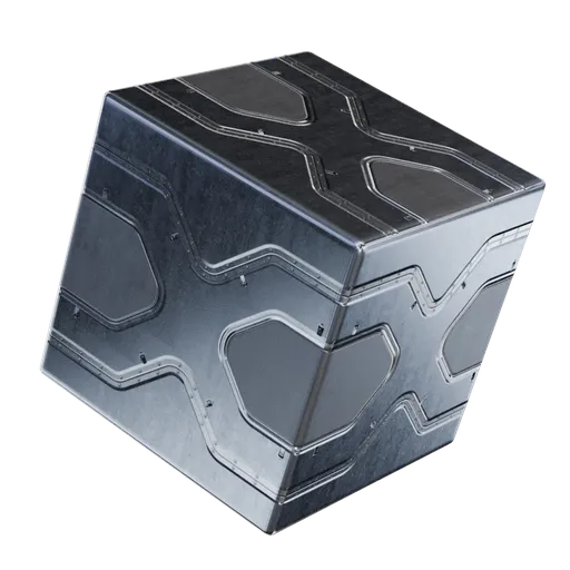 Metallic panel plate