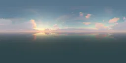 Pink Cloudy Sunset Sky