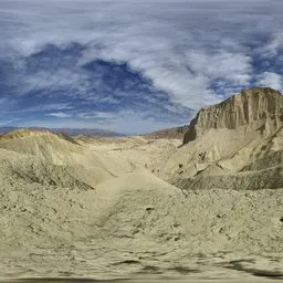 Yellow Blue Sky Mountain