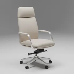 Faux Leather Home Office Chair