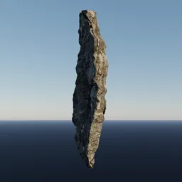 Sharp Jagged Rock Asset