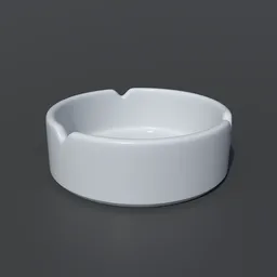 White Ashtray