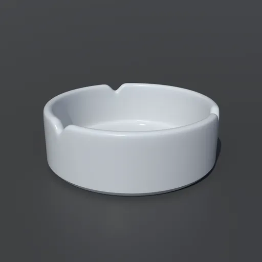 White Ashtray