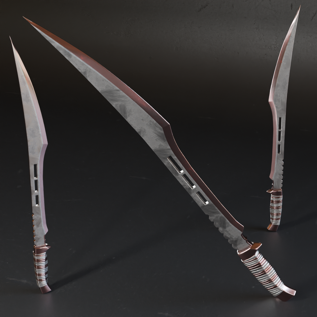 MK BaseMesh Sword-45 | Historical Weapons models | Blendkit
