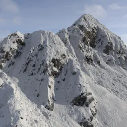Snow Mountain Peak Photoscan