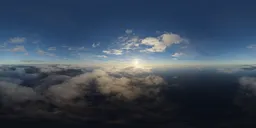 Aerial Landscape Clouds Sunset