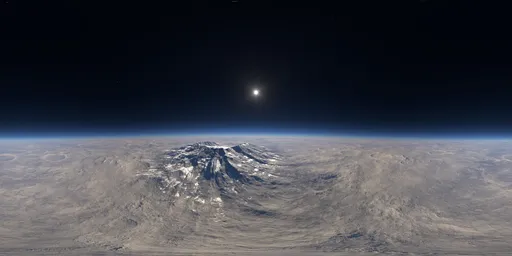 Sci-fi Planet Landscape Sunny