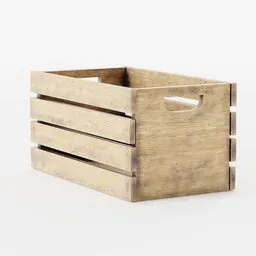 Dirty Cedar White Wood Container
