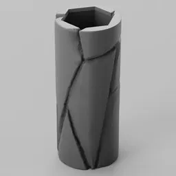 Stylized rock vase