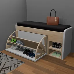 Modern Shoe Cabinet