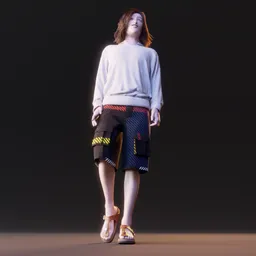 Daily male human idle long hair