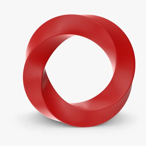 Red Geometric Shape