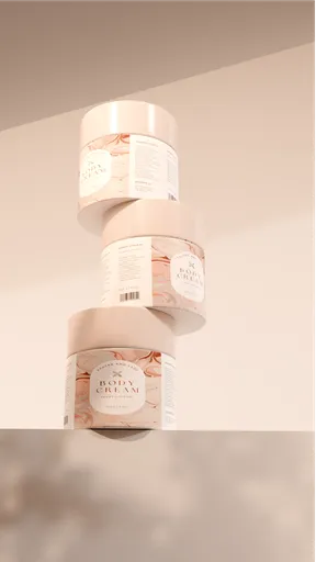 Minimal Cosmetic Product Render Scene