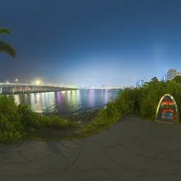 Beach at night