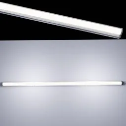 3D model of a sleek, modern tube lamp for wall illumination, compatible with Blender.
