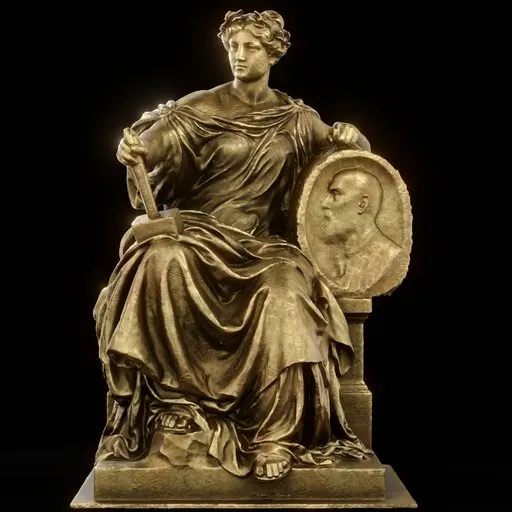 statue of Brass johannes benk