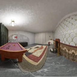 Modern Artistic Game Lounge Interior